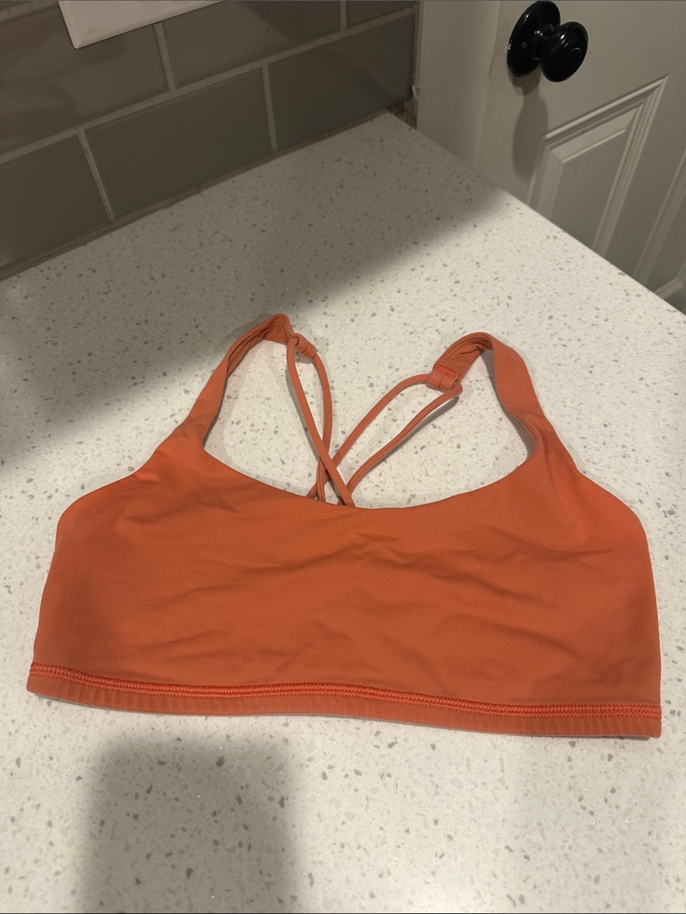 lululemon athletica Stretch Bralette in Burnt Orange